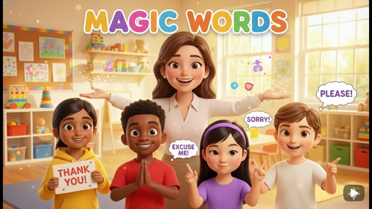 Magic Words Song for Kids | Please, Thank You, Excuse Me, Sorry