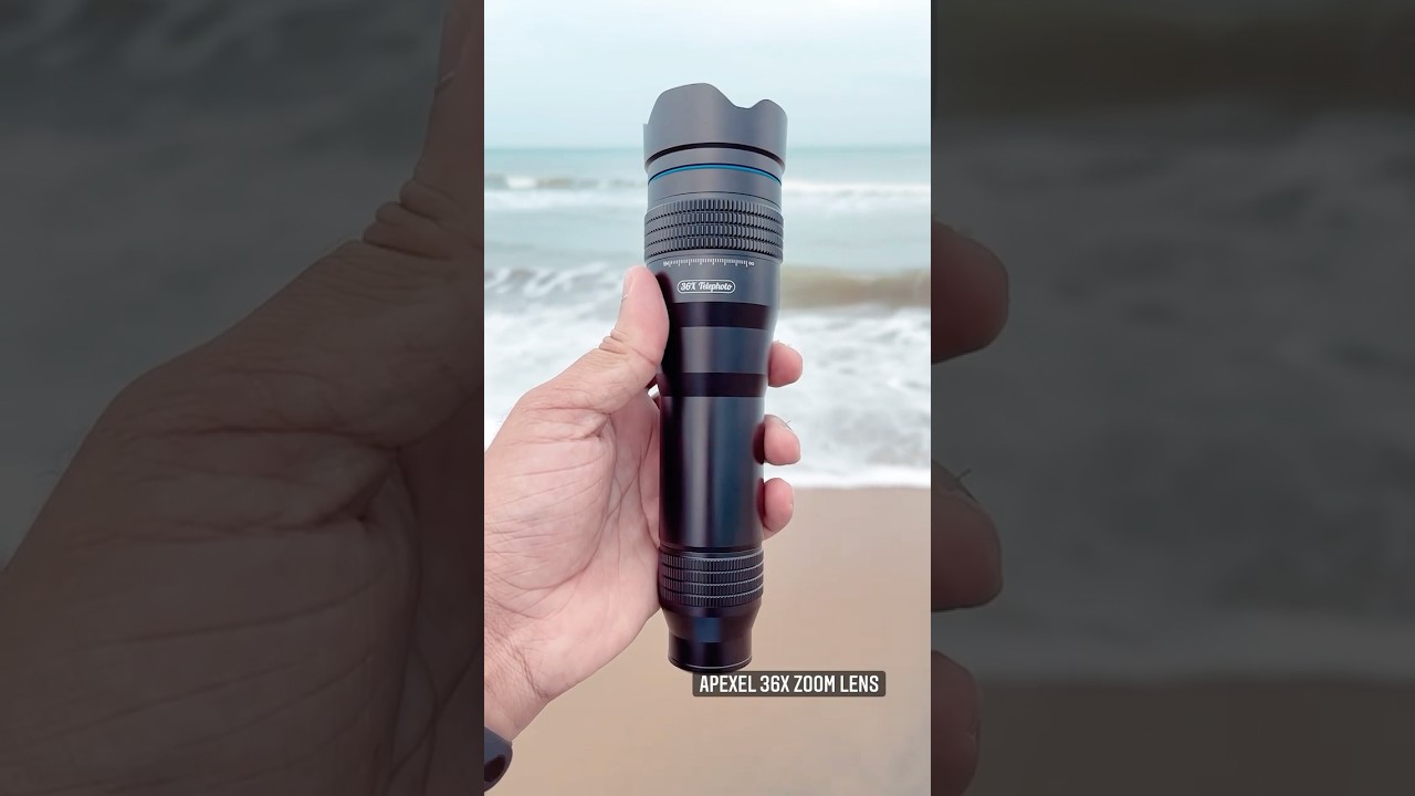 SUPER Zoom Lens for Mobile - Apexel 36x 🔥 #apexel #mobilelens