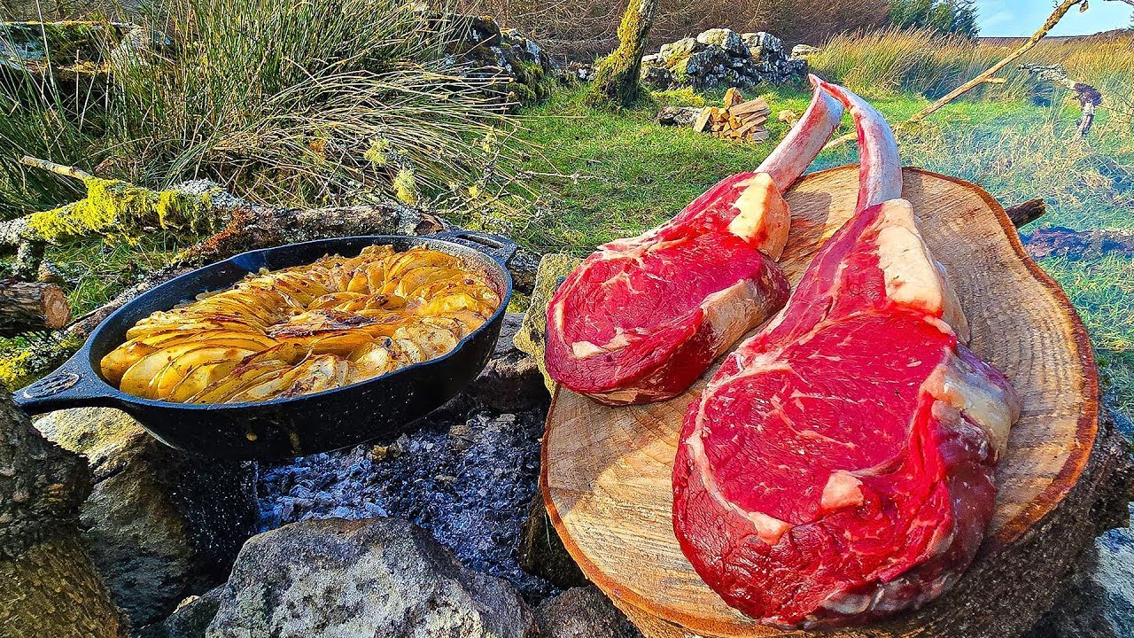 Luxury Steak Dinners in Nature | Epic Primitive Cooking Compilation