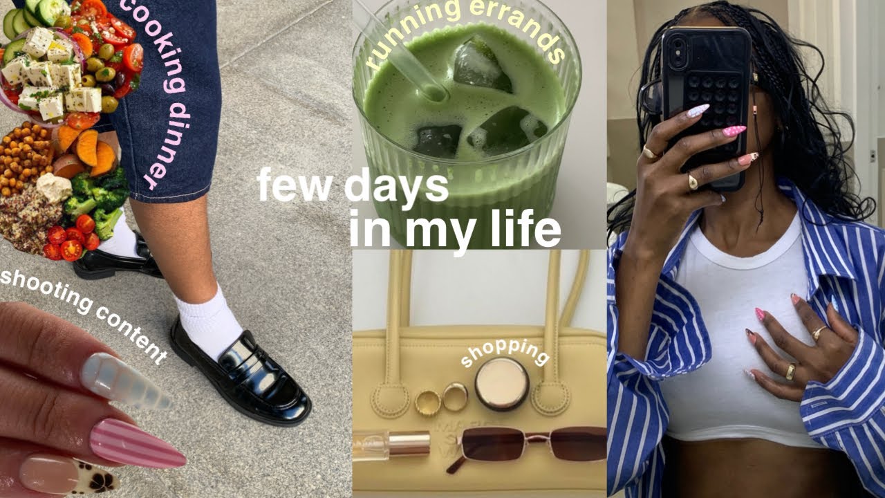 a productive morning | trying a new matcha | shopping and running errands 