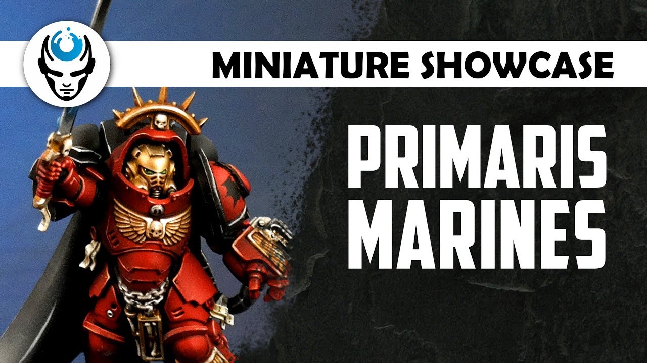 DARK IMPERIUM PRIMARIS MARINES - LVL 4/5 MINIATURE SHOWCASE 4K