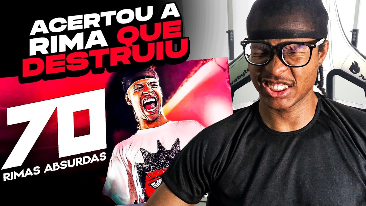(ACERTOU TODAS!) 70 RIMAS ABSURDAS em 2025! 🧨| React