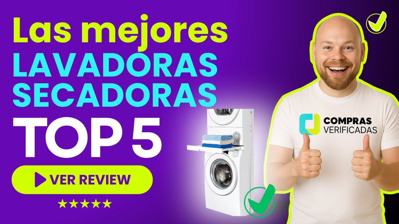 Las 5 Mejores LAVADORAS SECADORAS 2025 Calidad Precio AMAZON | 🧺 Ropa Lista en 60min 🧺
