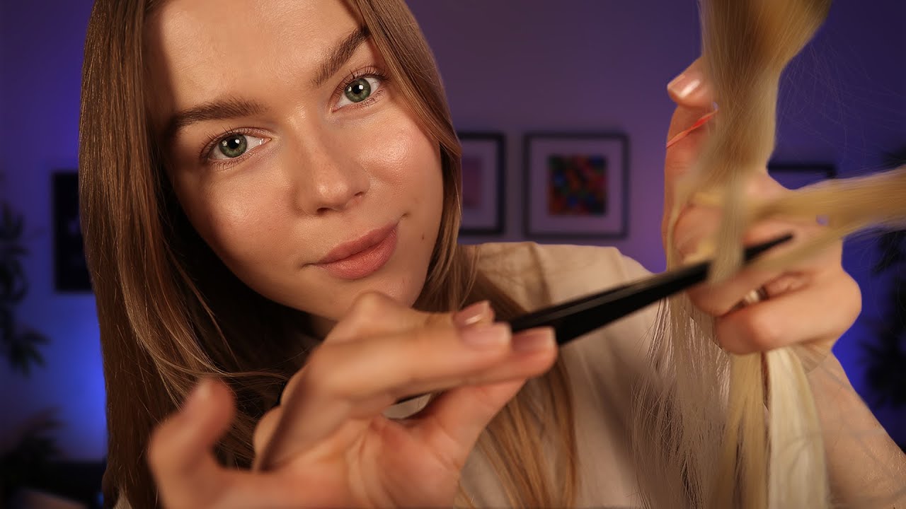 ASMR Braiding Your Hair ~ Soft Spoken Personal Attention