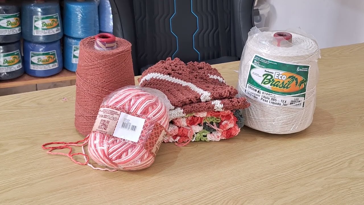🤩 inspiração modelo de passadeira Mary, #vlogdeproducao #crochet 