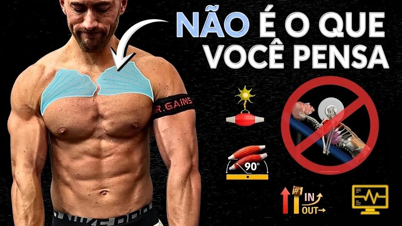 Os 7 melhores exercícios para parte superior do peitoral (baseados em hipertrofia real)