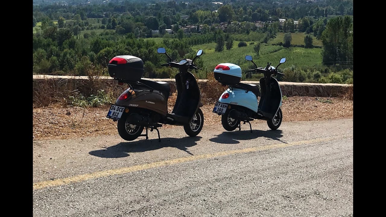2 KUBA BLUEBERRY 50CC MOTOR İLE UZUN YOL YAPTIK / İSTANBUL - SAPANCA / 260KM