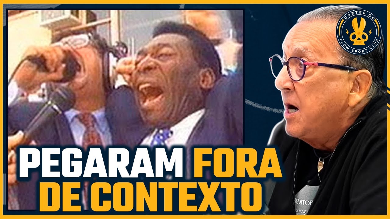 GALVÃO explica TRETA com PELÉ em 94