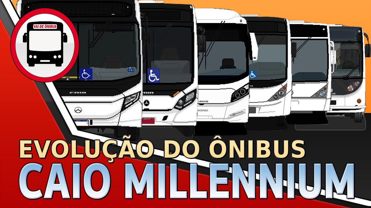EVOLUÇÃO DO ÔNIBUS CAIO MILLENNIUM !