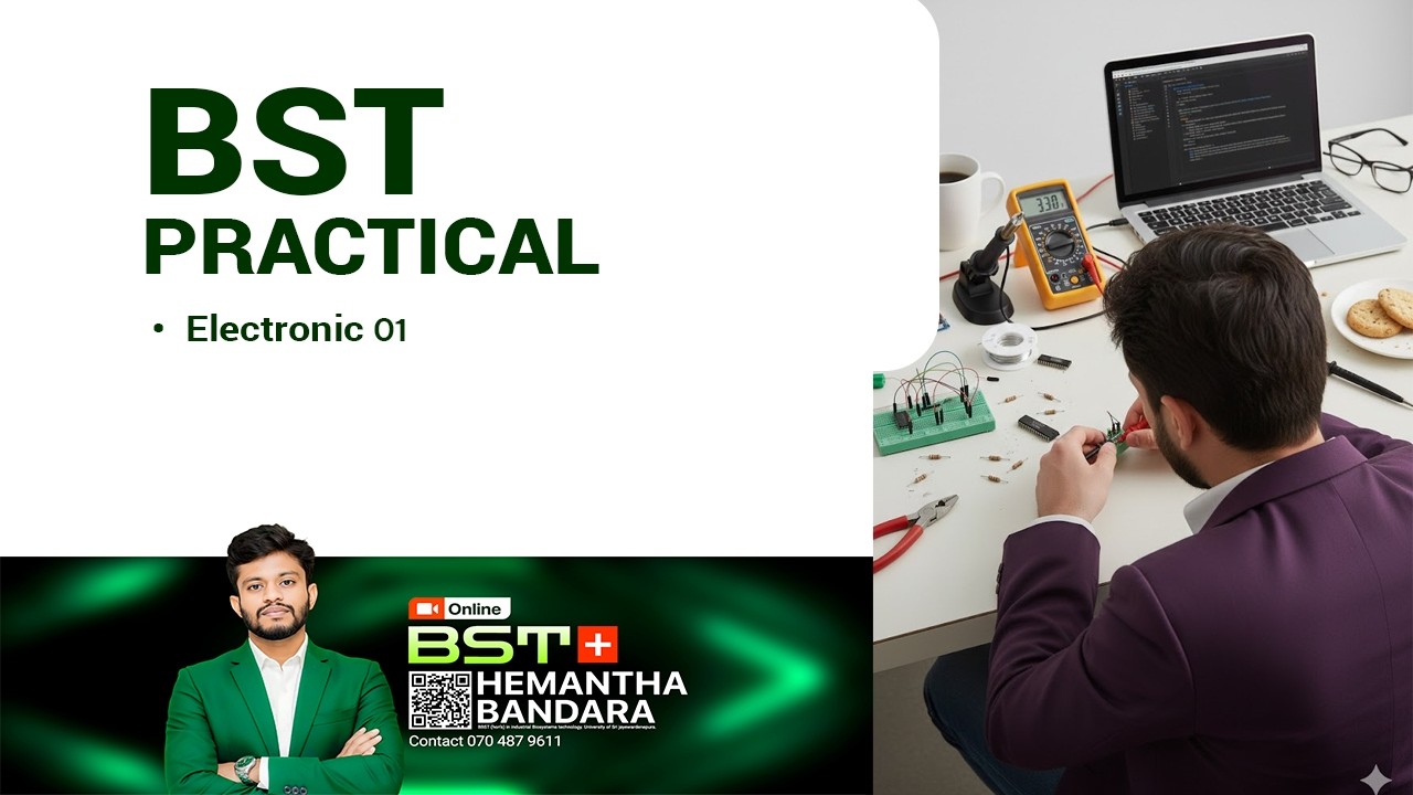 Electronic 01 | පරිපථ උපාංග හදුනාගැනීම හා වර්ණකේත කියවීම P37