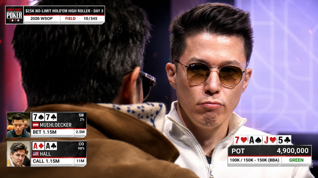 Турнир за $25 000 на WSOP: решения, которые шокируют