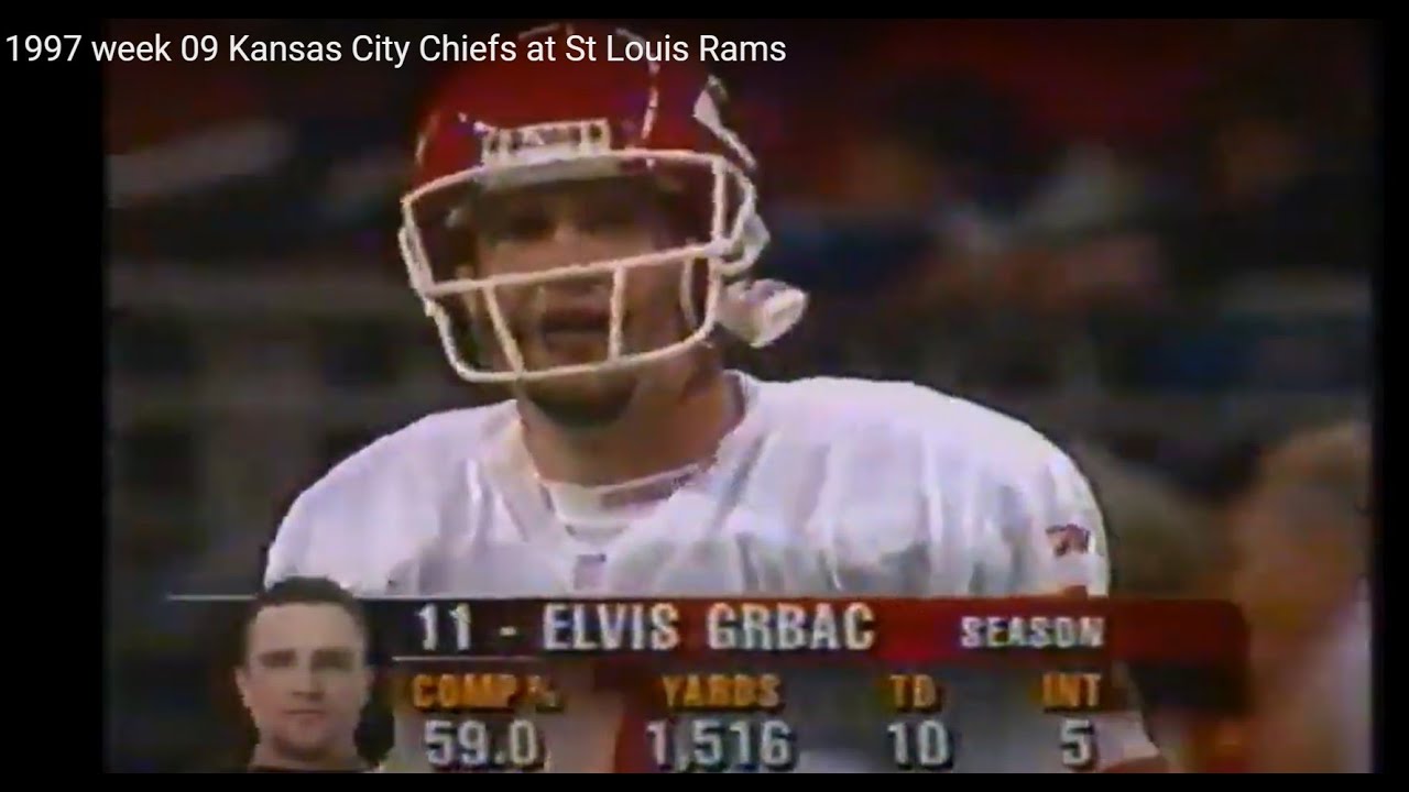 1997 week 09 Kansas City Chiefs at St Louis Rams