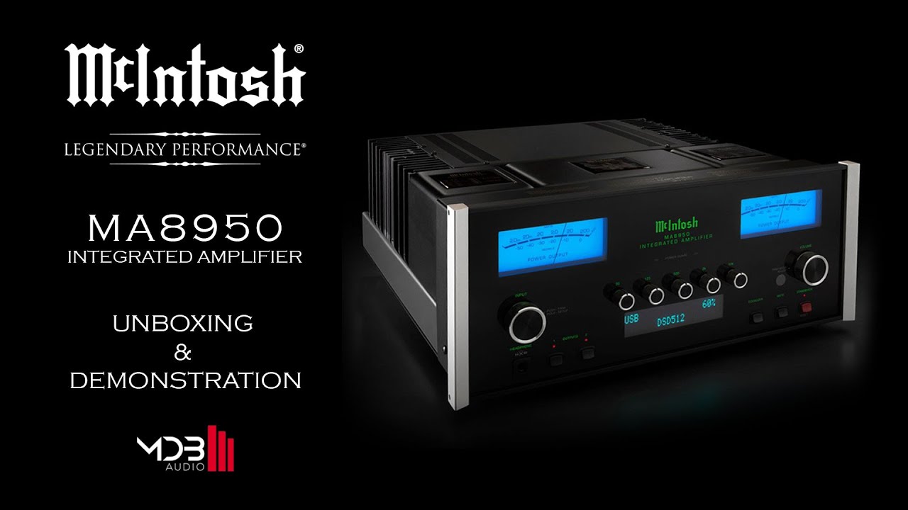 Unboxing i prezentacja wzmacniacza zintegrowanego Mcintosh MA 8950.
