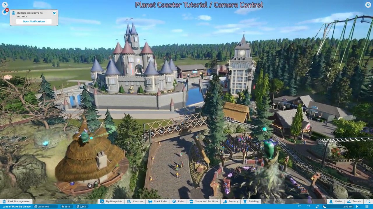 Planet Coaster Tutorial - Camera Control