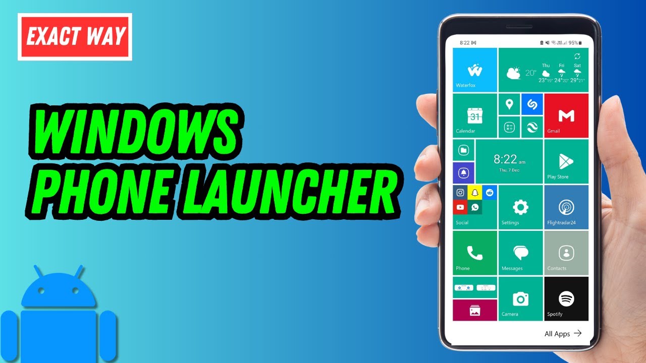 Как установить Windows Phone Launcher на Android (2025)