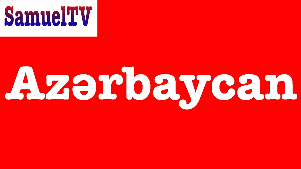 Azerbaijani Alphabet Song | Azərbaycan Əlifbası Mahnısı