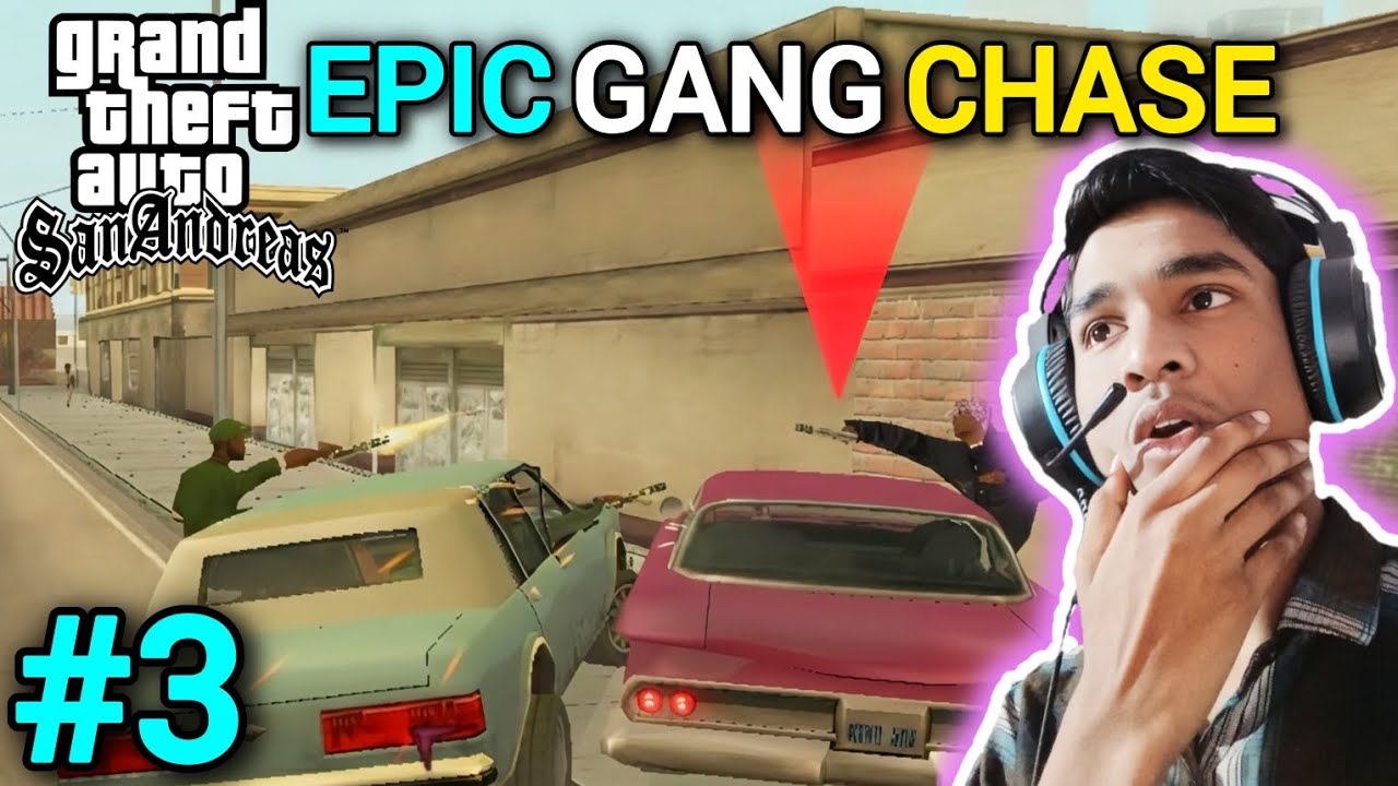 Epic Gang Chase | gta san andreas gameplay #3 | AyushgameplayZ