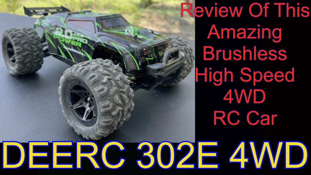 DEERC 302E 4WD Brushless RC Car! Review of this powerful, inexpensive, and durable Super Car!