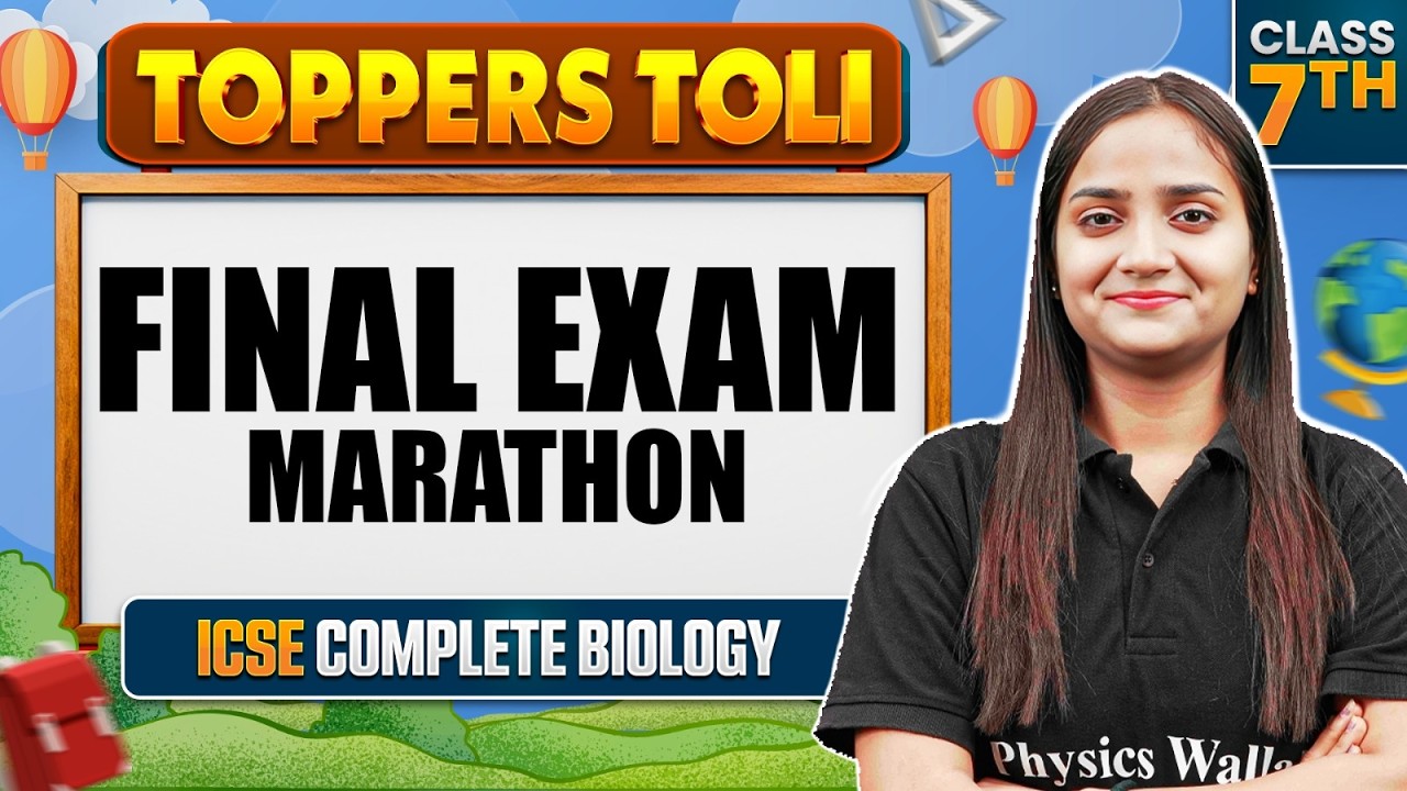Class 7th ICSE || Complete Biology in 1 VIDEO 🔥