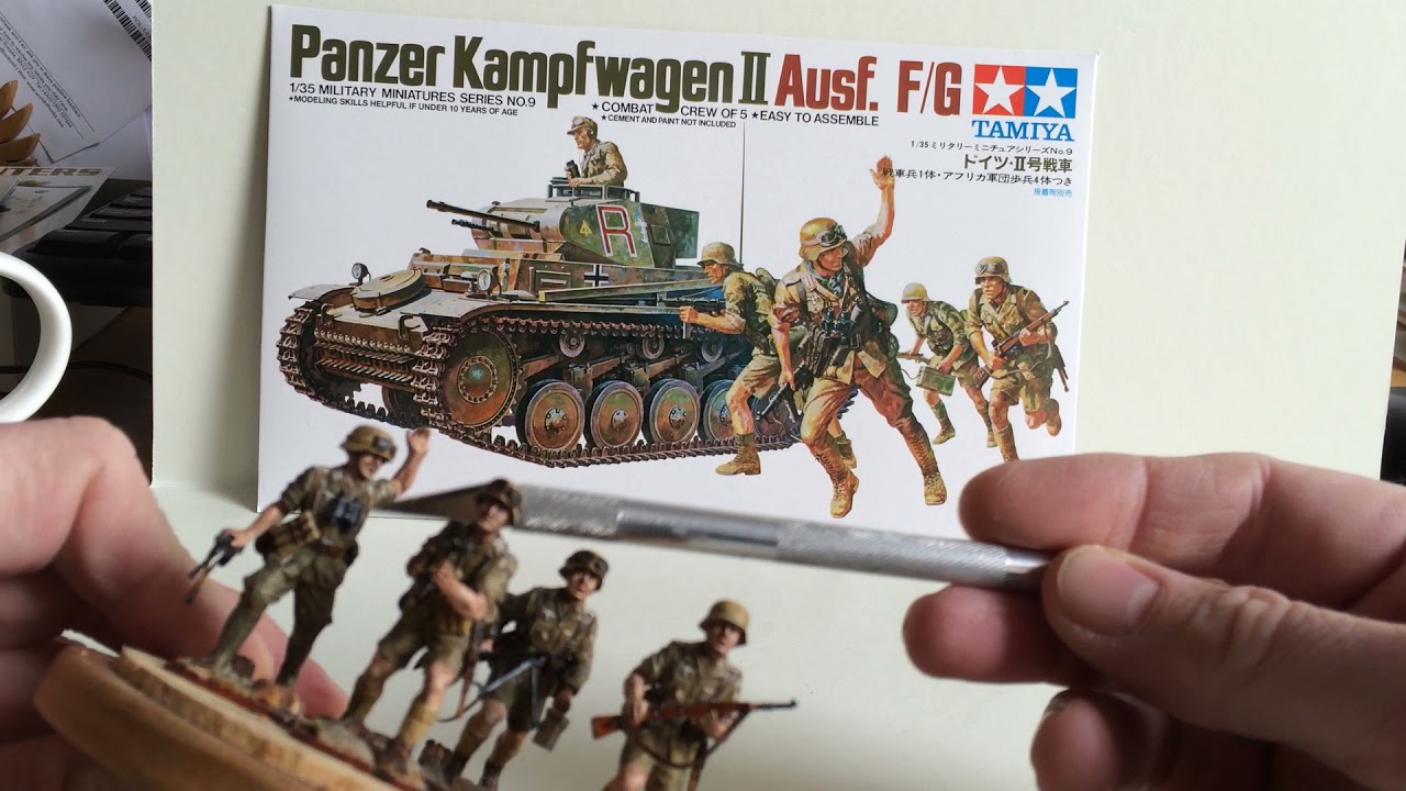 #024 Progress 1/35 DAK PzKpfw II & 28mm Vikings