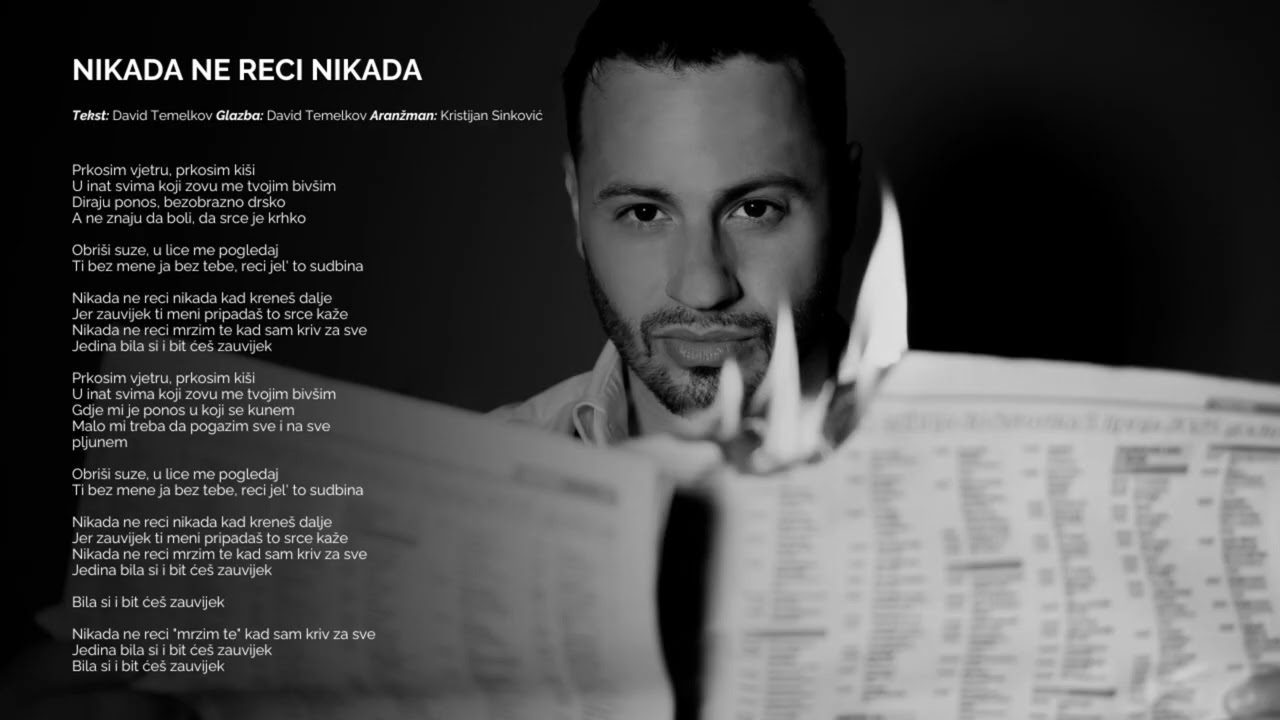 DAVID TEMELKOV - Nikada ne reci nikada (Official Audio)