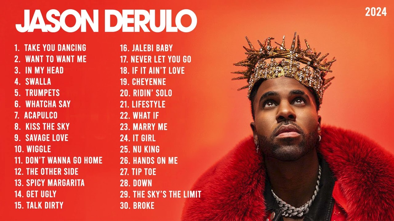 Jason Derulo | Top Greatest Hits 2024 Playlist - Jason Derulo Best Songs Playlist 2024