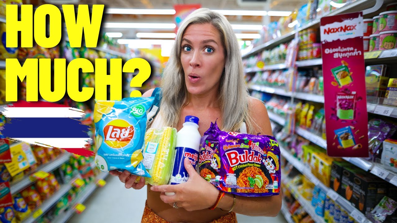 GROCERY SHOPPING IN THAILAND 🇹🇭 EXPENSIVE OR CHEAP?
