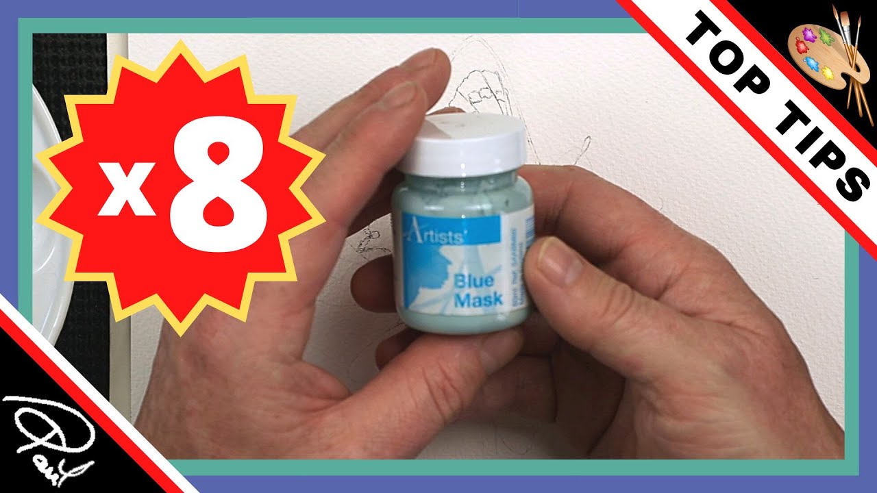 MASKING FLUID TIPS (8 Quick Tips & How to FIX Mistakes)