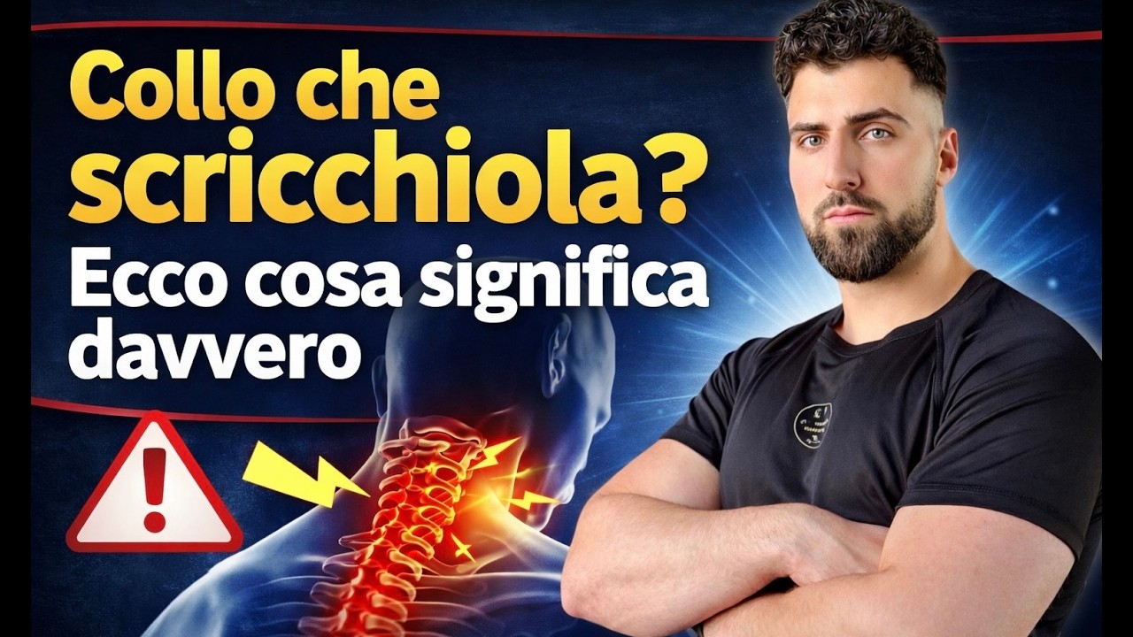 Collo che scricchiola? Ecco cosa significa davvero
