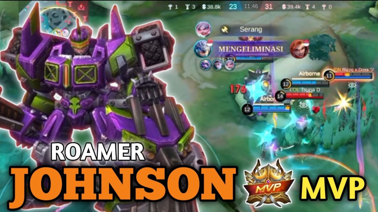 Sopir Paling Rusuh,💥Johnson Mvp🚗💨 Skin Death Ride~Mlbb