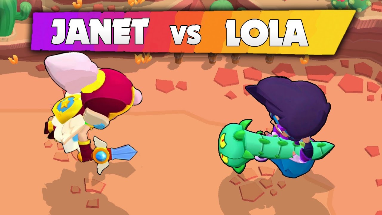 JANET vs LOLA | 1vs1 | Brawl Stars
