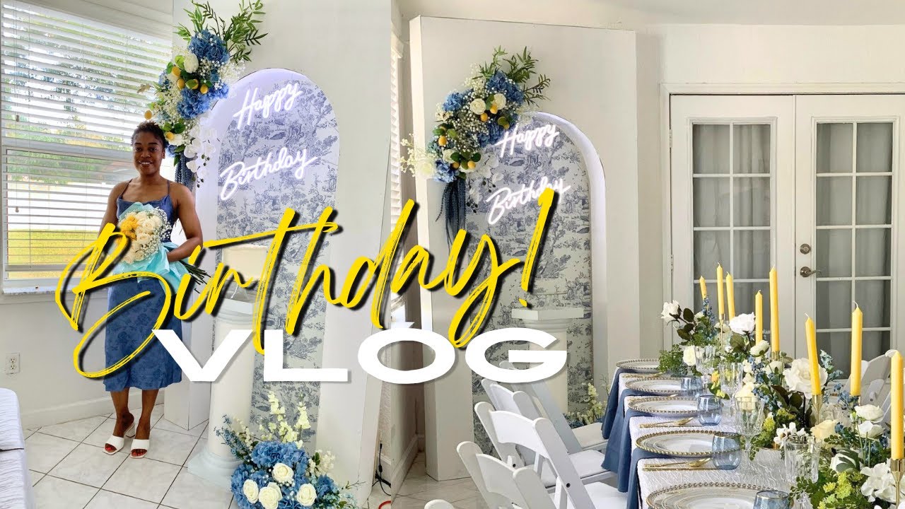 Surprise Birthday Brunch | Decorate with me | Party Decoration Ideas | Dolce Vita theme