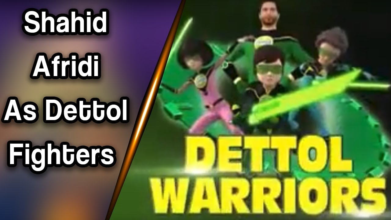 Ali, Sarah, Riz & Shahid Afridi As Dettol Fighters 2 Cartoon Series | Cartoons Central