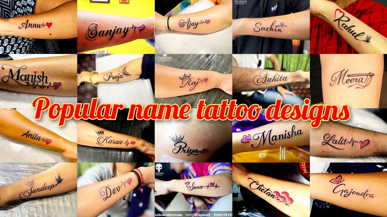 Popular name tattoo designs।। Common Name tattoo designs। Best name tattoo designs।