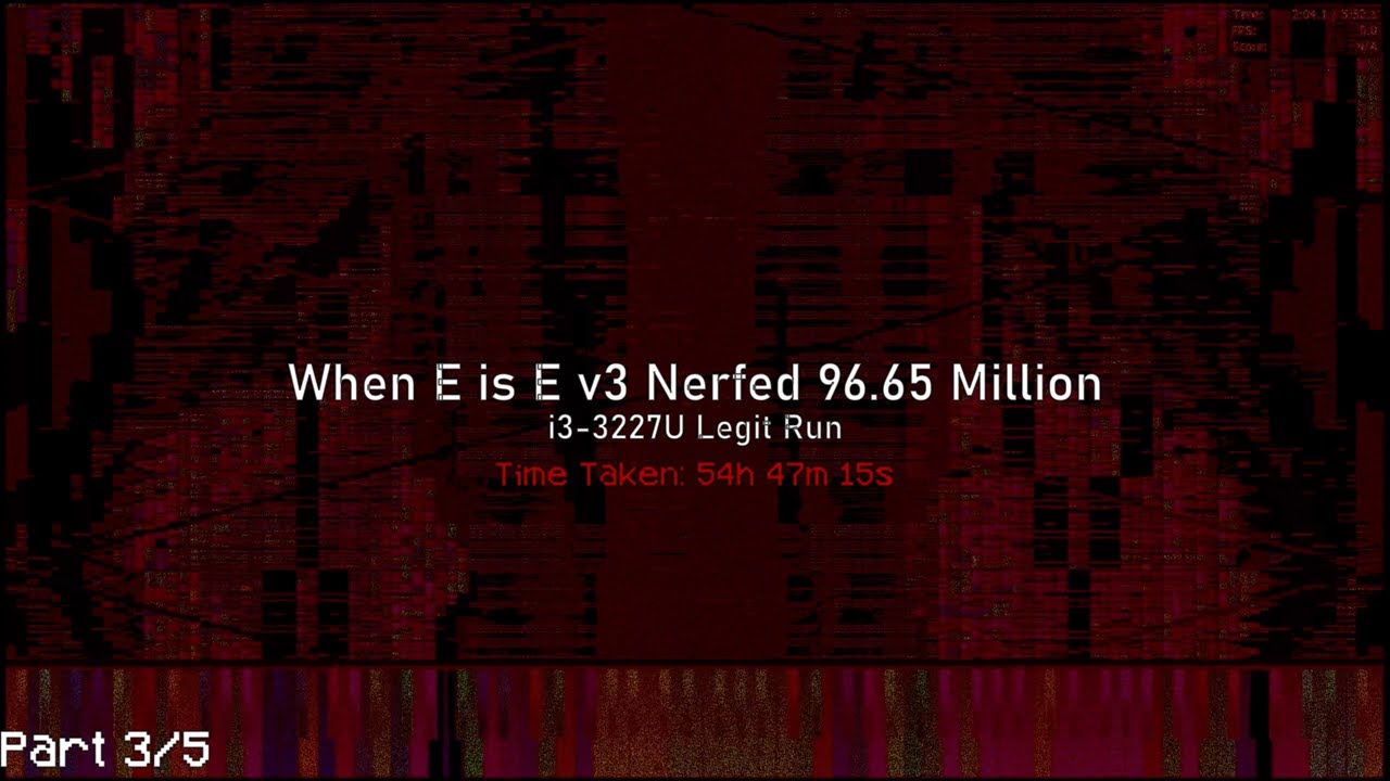 [Black MIDIs] i3-3227U vs When E is E v3 Nerfed 96.65 Million(Part 3/5)