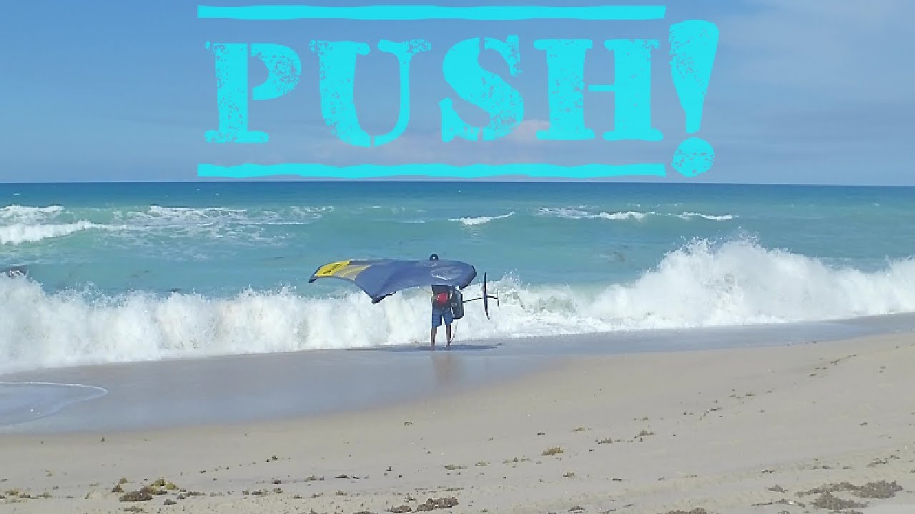 Getting Through Shore Pound - Entering the Water for Wing Foiling in the Surf