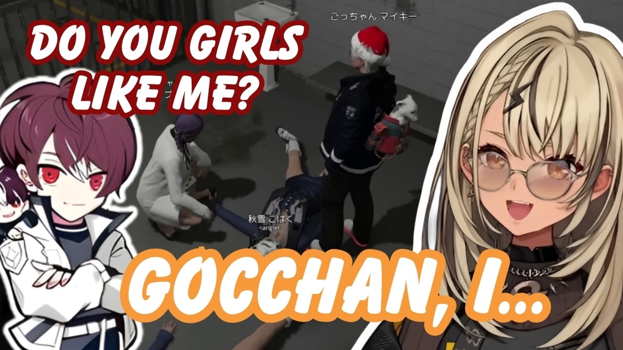 【GTA MADTOWN】Qpi watched Officer Gocchan FLIRT with the GANG GIRLS【VSPO! Eng Sub】