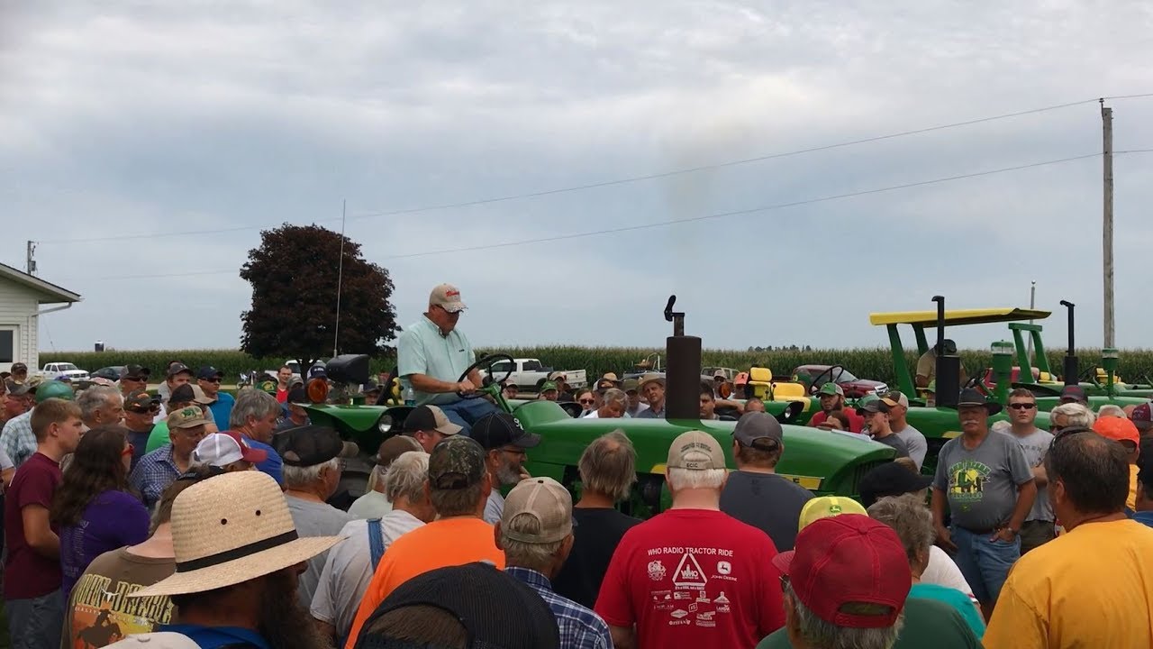 1972 John Deere 4020 with 2007 Actual Hours Sold $37,500 Today on Iowa Farm Auction