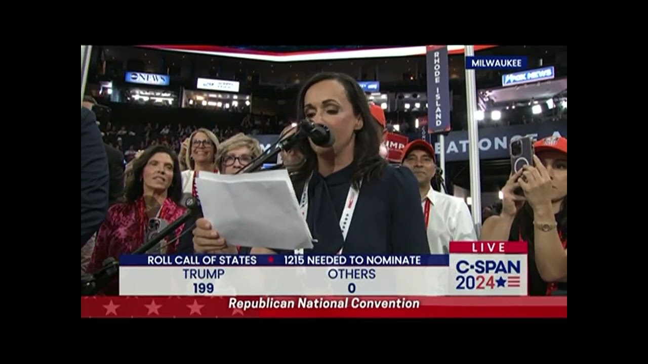 California Delegates deliver 169 votes to President Donald J. Trump at the 2024 RNC