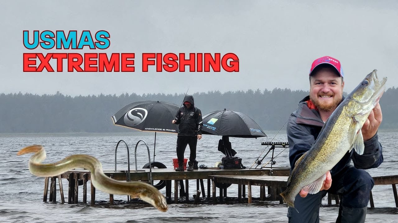 Usmas ezers. Just donka. Ekstrēmi laika apstākļi. Bet....