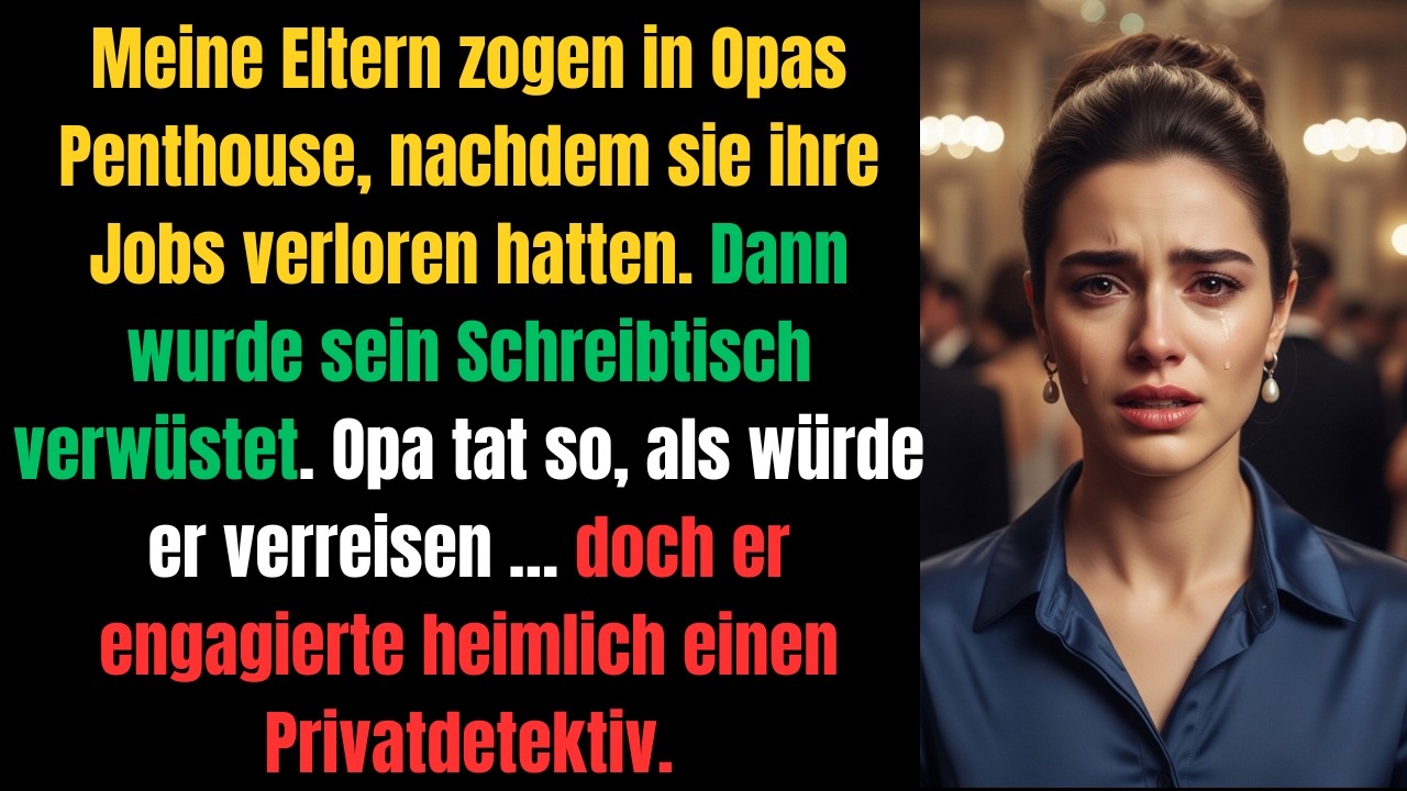 Meine Eltern wollten meinen 75-jährigen Opa aus seinem 8-Mio-Penthouse werfen