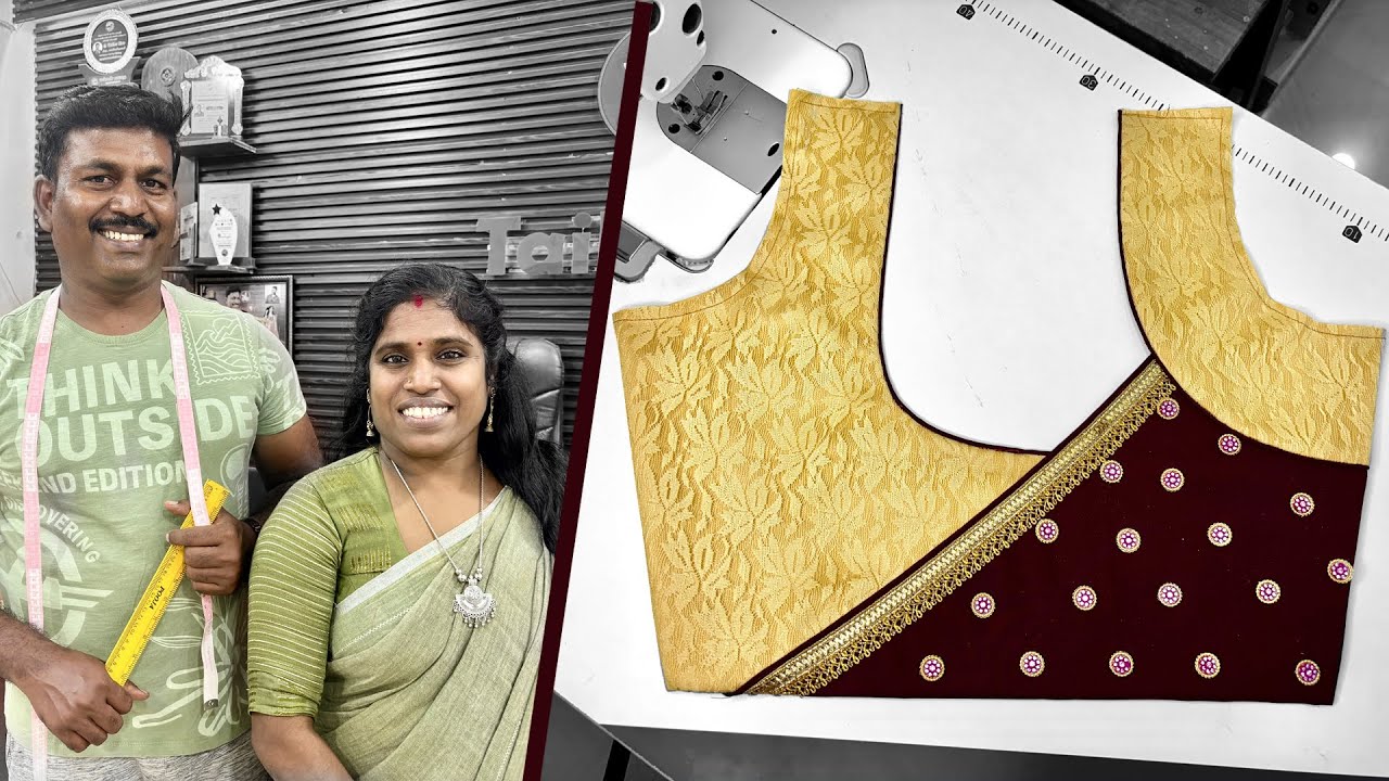 New Model Blouse for Beginners Detailly Explained in Tamil | Tailoring in Tamil | Tailor Bro