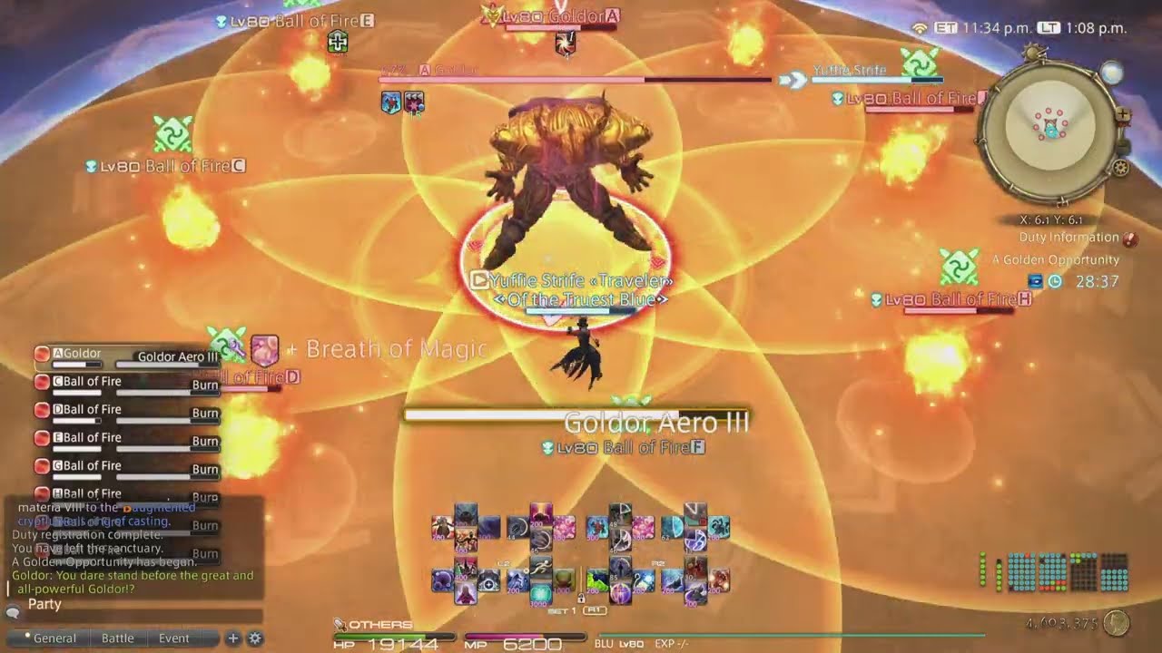 FFXIV - Masked Carnival Stage 32 Goldor - All That Glitters Achievement