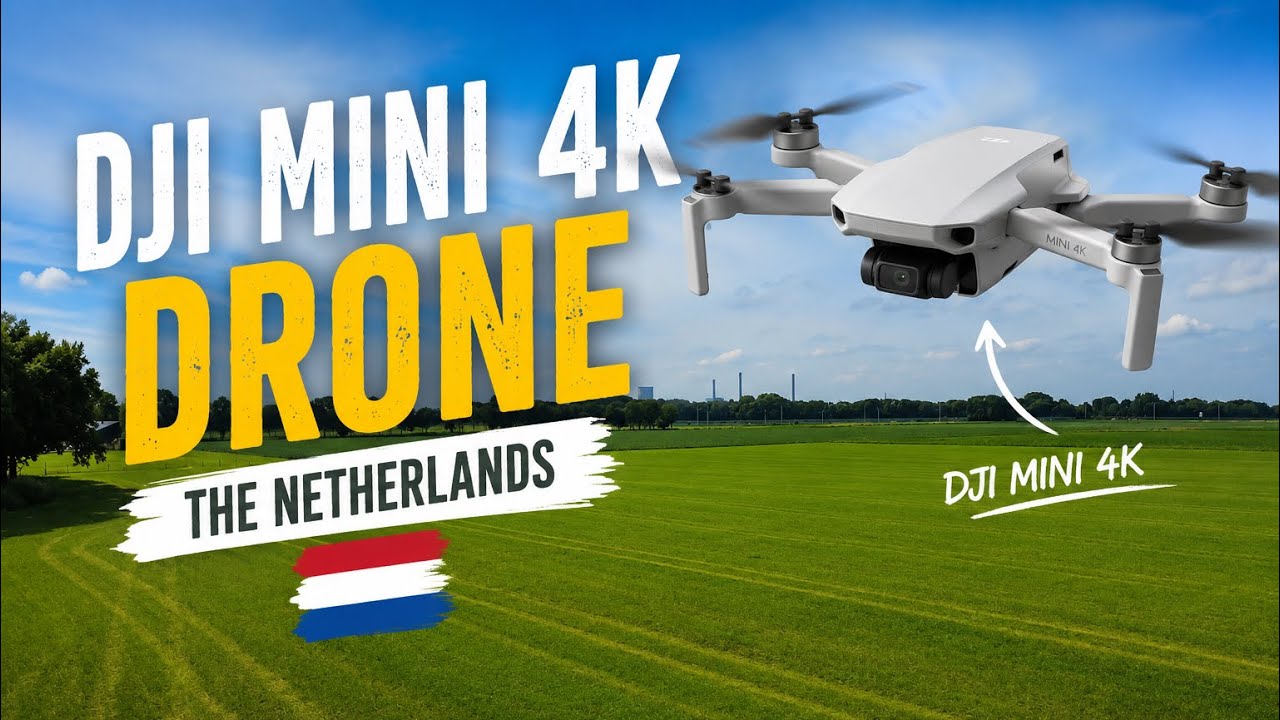 🇳🇱 Beautiful Green Fields of the Netherlands | DJI Mini 4K Drone Footage | 4K UHD
