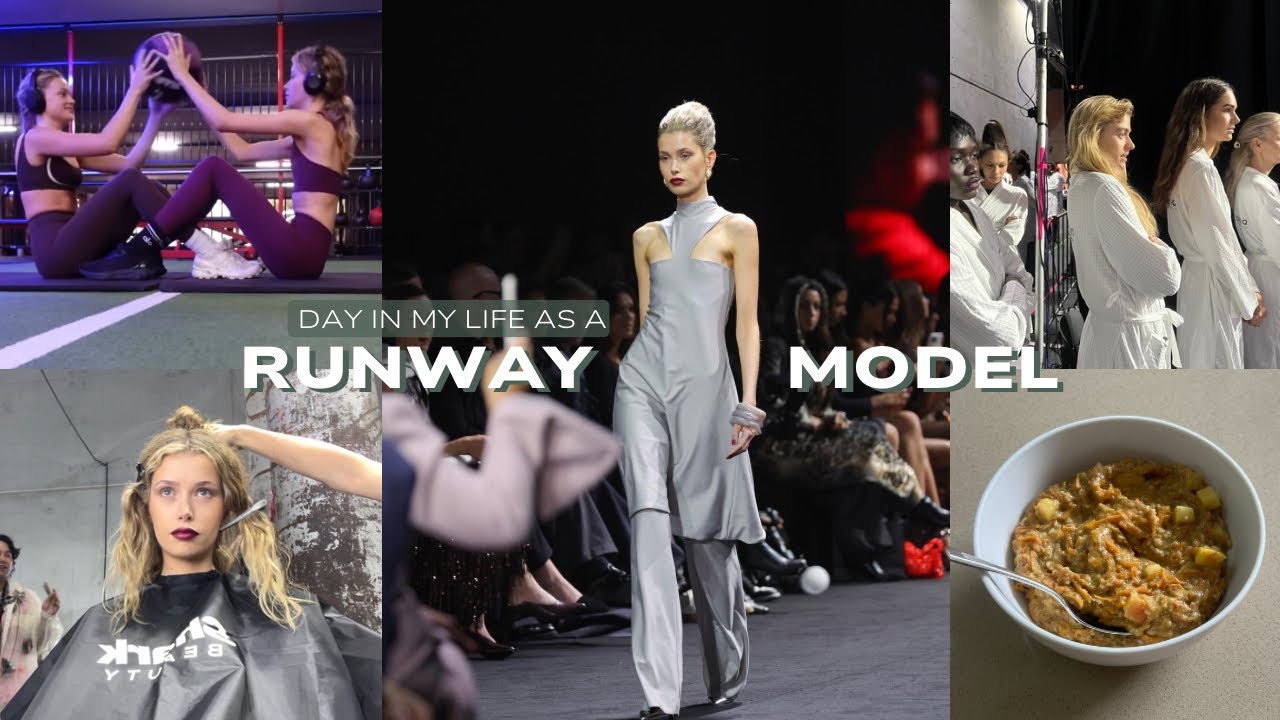 vlog | working out, skincare, bts of walking a runway at Australian Fashion Week