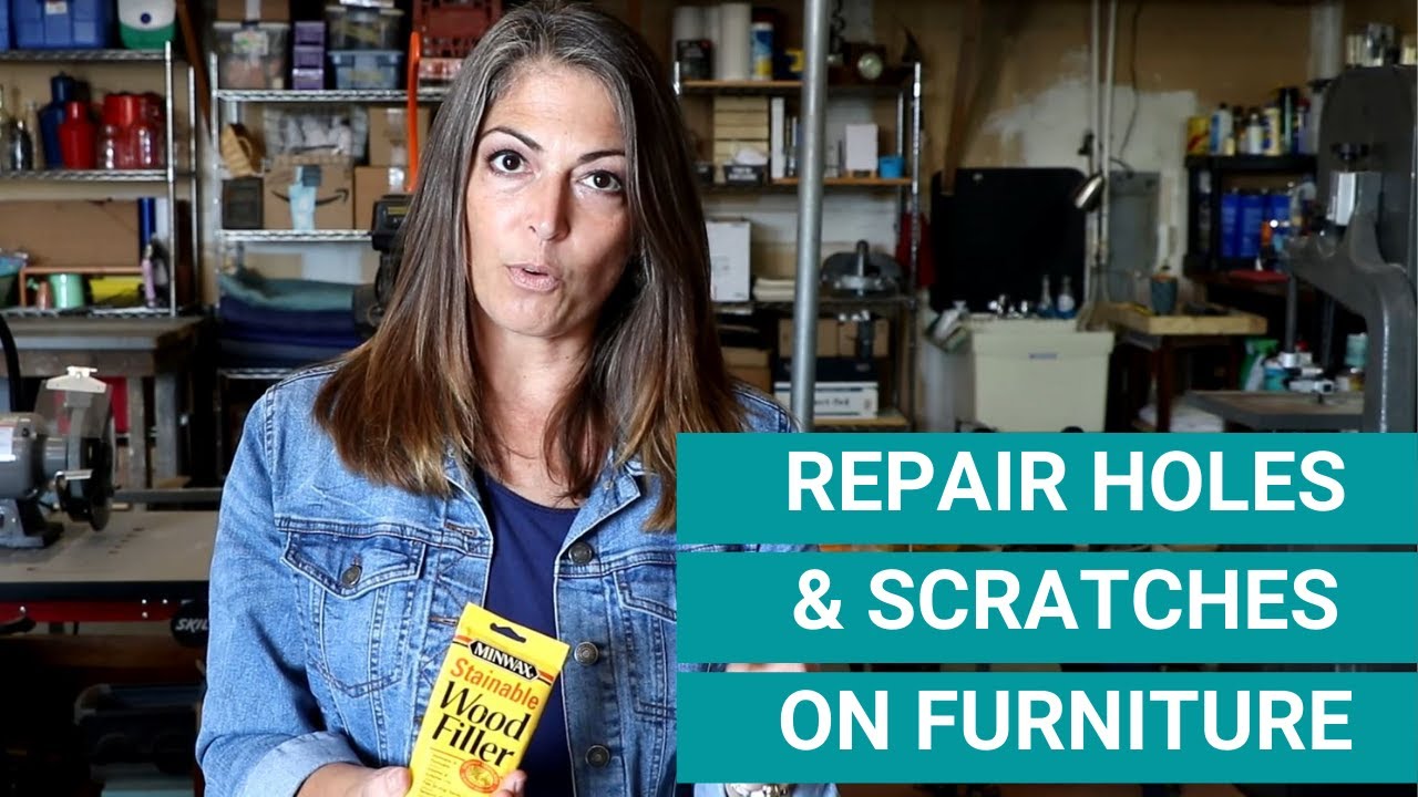 Cheap and Easy DIY - Repair Holes and Scratches in Furniture