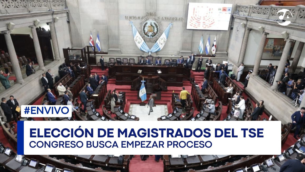 EN VIVO | Congreso busca elegir a magistrados del TSE