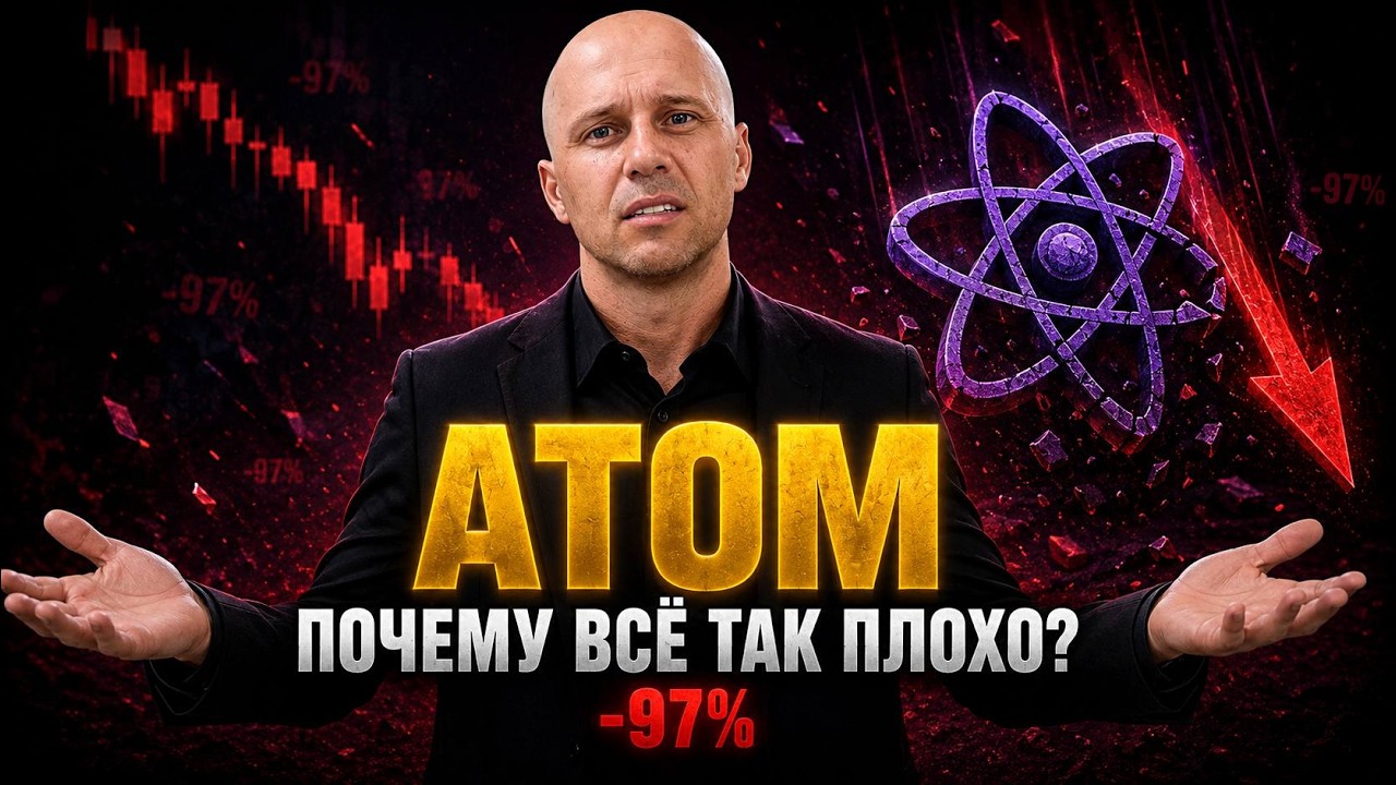 ATOM &minus;97%. Почему лучший по технологии проект обнулил свой токен?