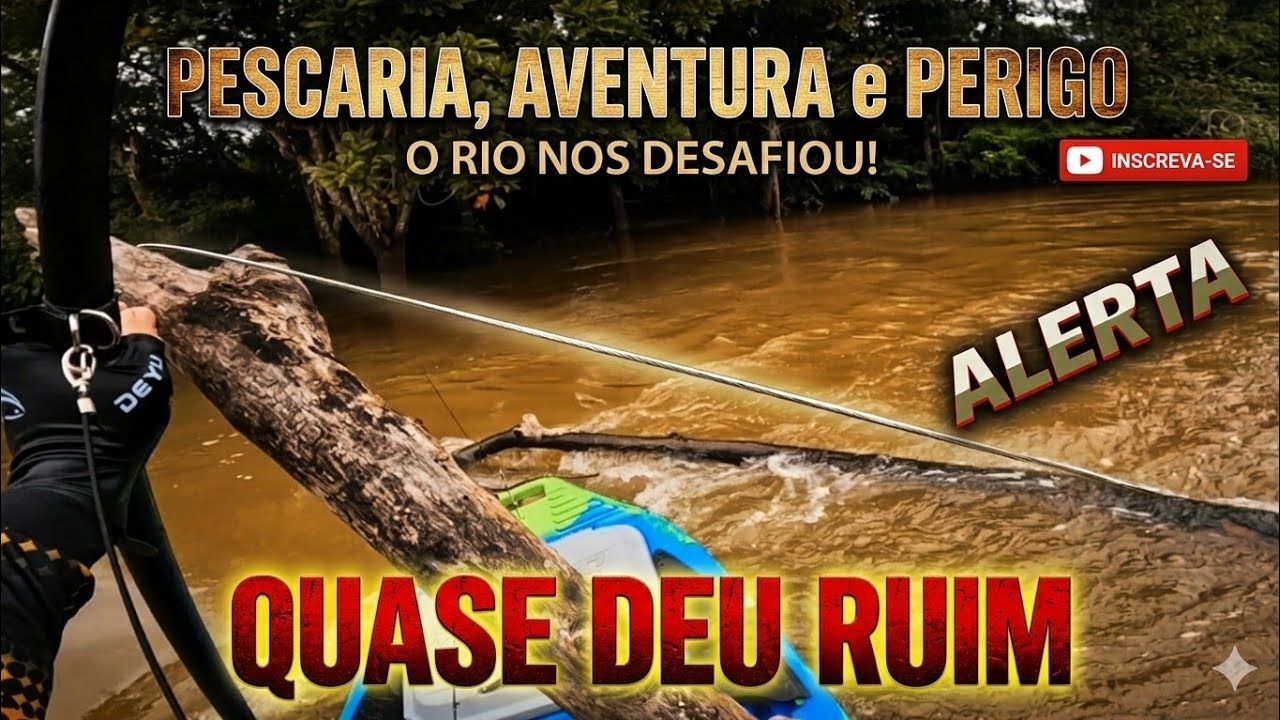 PESCARIA RIBEIRÃO, QUASE DEU RUIM 