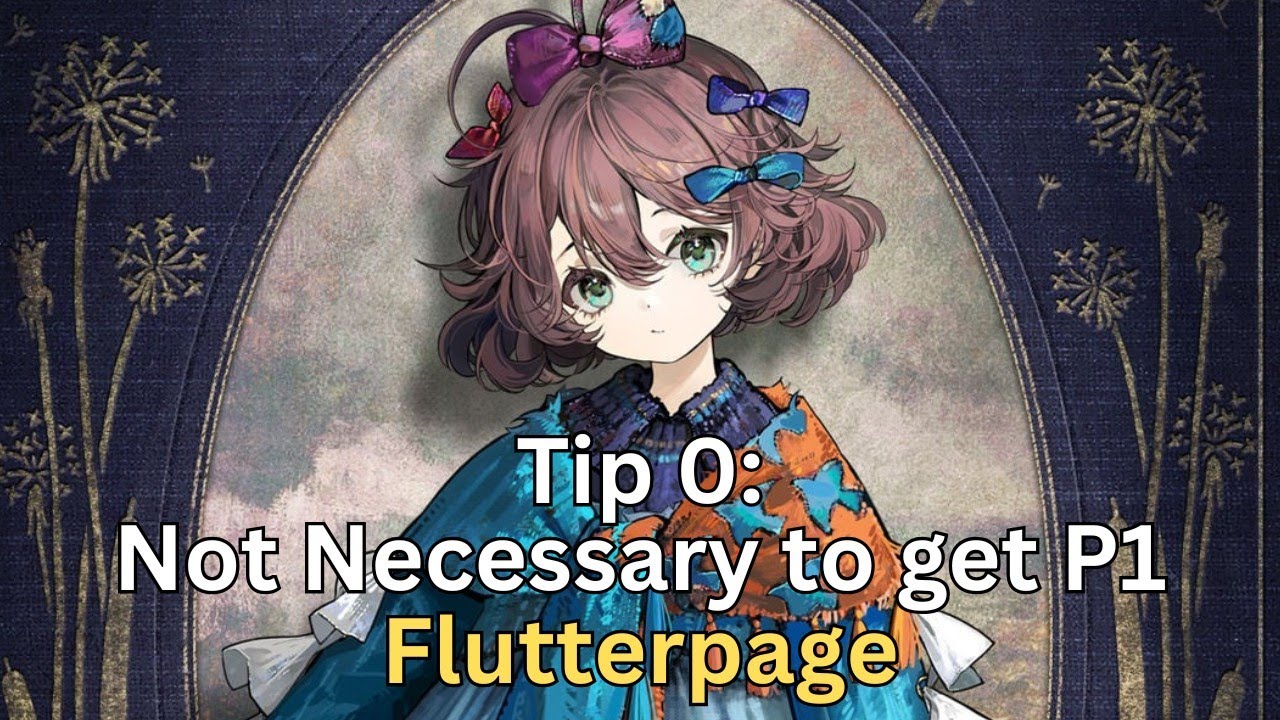 Tip 0: No need P1 Flutterpage - Reverse 1999
